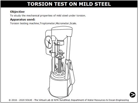 torsion test virtual lab